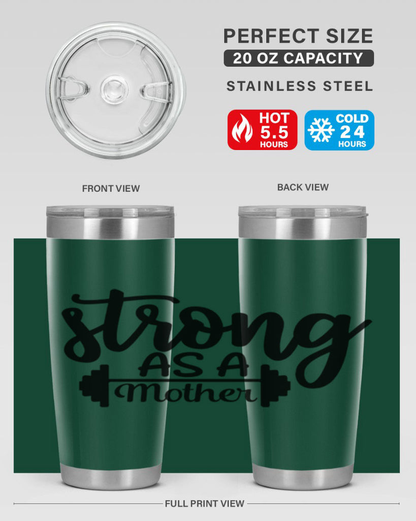 strong as a mother 13#- gym- Tumbler