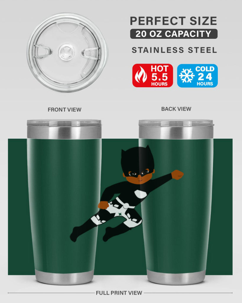 super kid 13#- black men - boys- tumbler