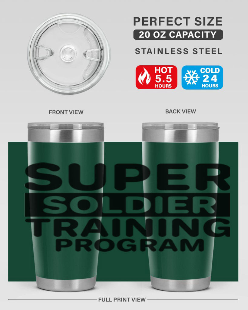 super soldier training program 397#- winter- Tumbler