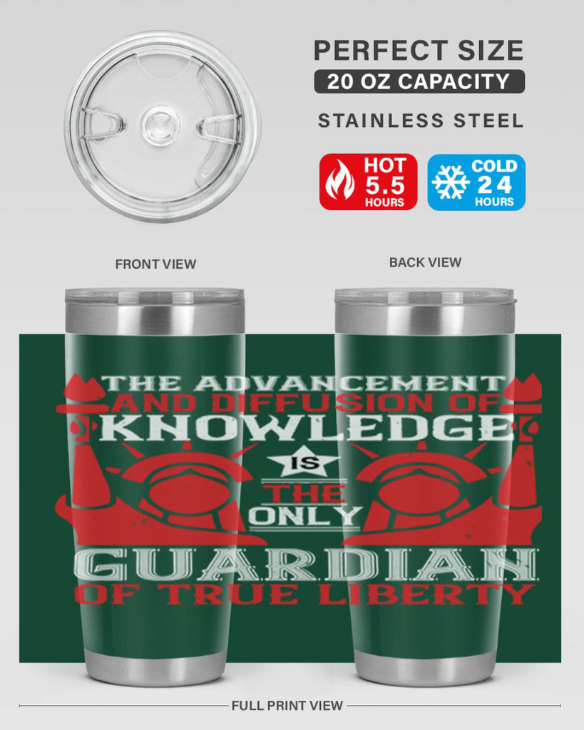 the advencement and diffusion of knowledge Style 190#- Fourt Of July- Tumbler