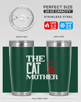 the cat mother Style 117#- cat- Tumbler