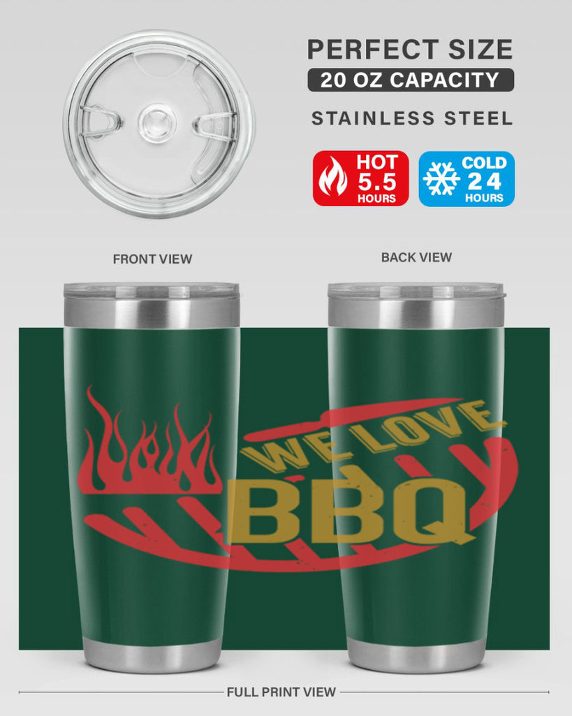 we love bbq 7#- bbq- Tumbler
