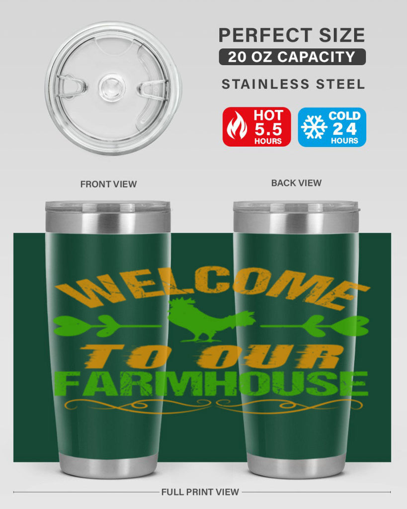 welcome to your farmhouse 28#- farming and gardening- Tumbler