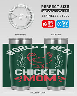 world’s best chicken mom Style 1#- chicken- Tumbler