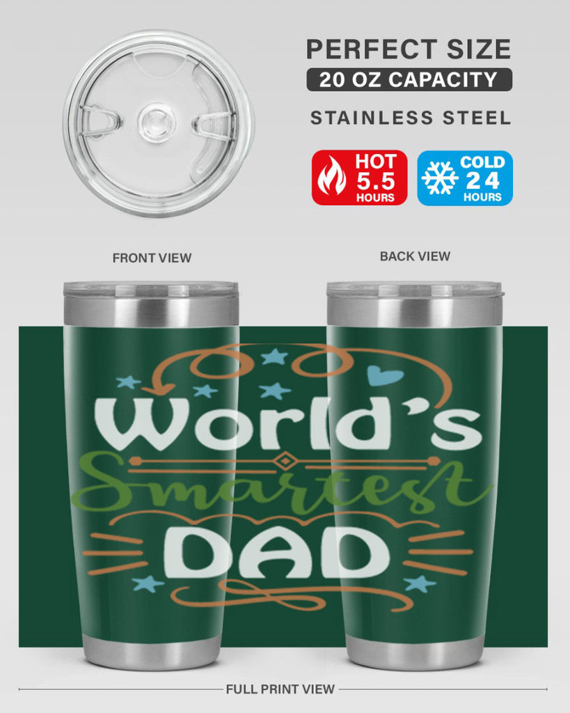 world’s smartest dad 2#- fathers day- Tumbler