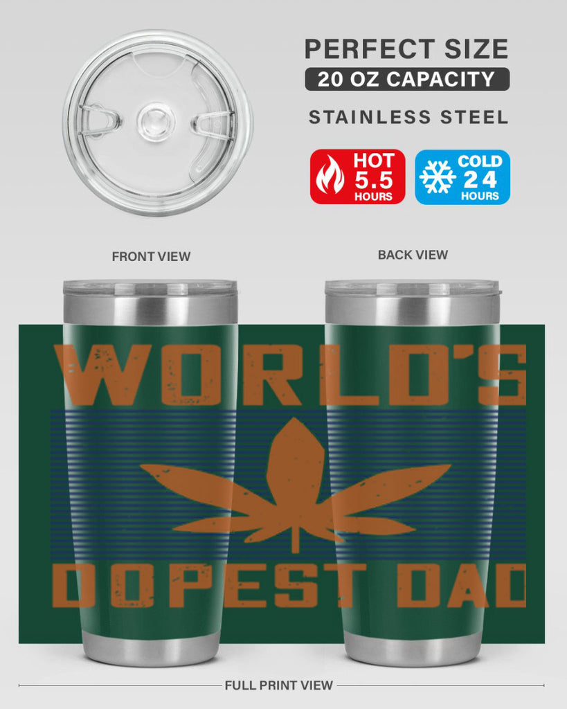 worlds dopest dad 148#- fathers day- Tumbler