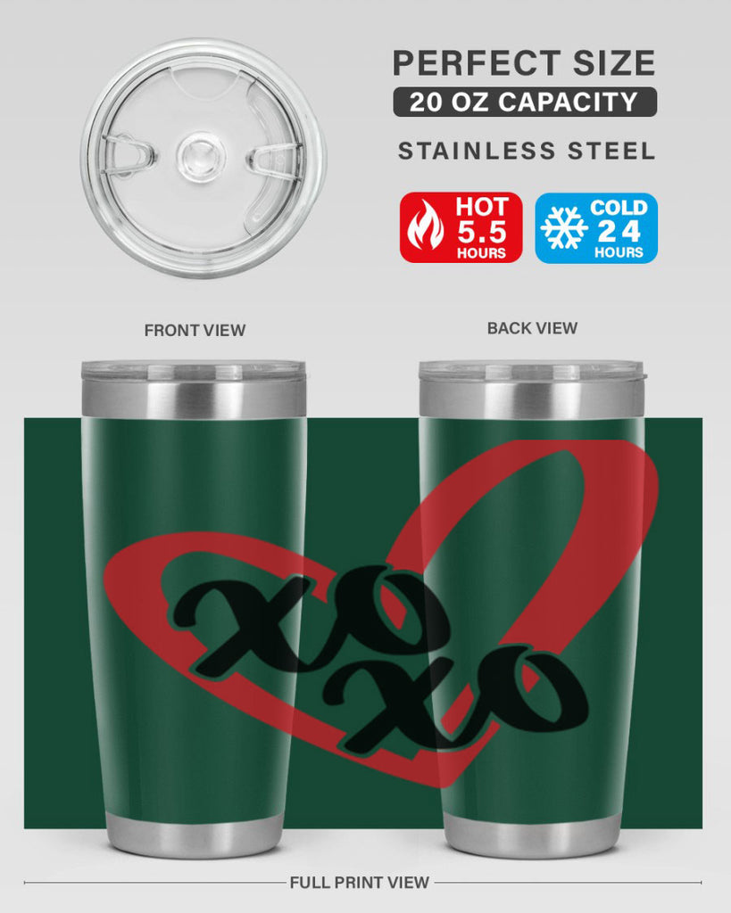 xoxo 11#- valentines day- Tumbler