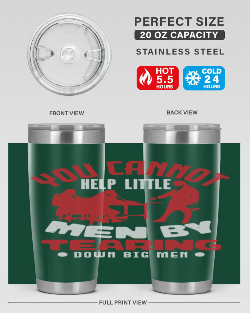 you cannot help little men Style 72#- Fourt Of July- Tumbler