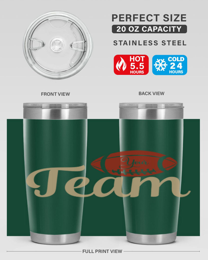 your team 2271#- softball- Tumbler