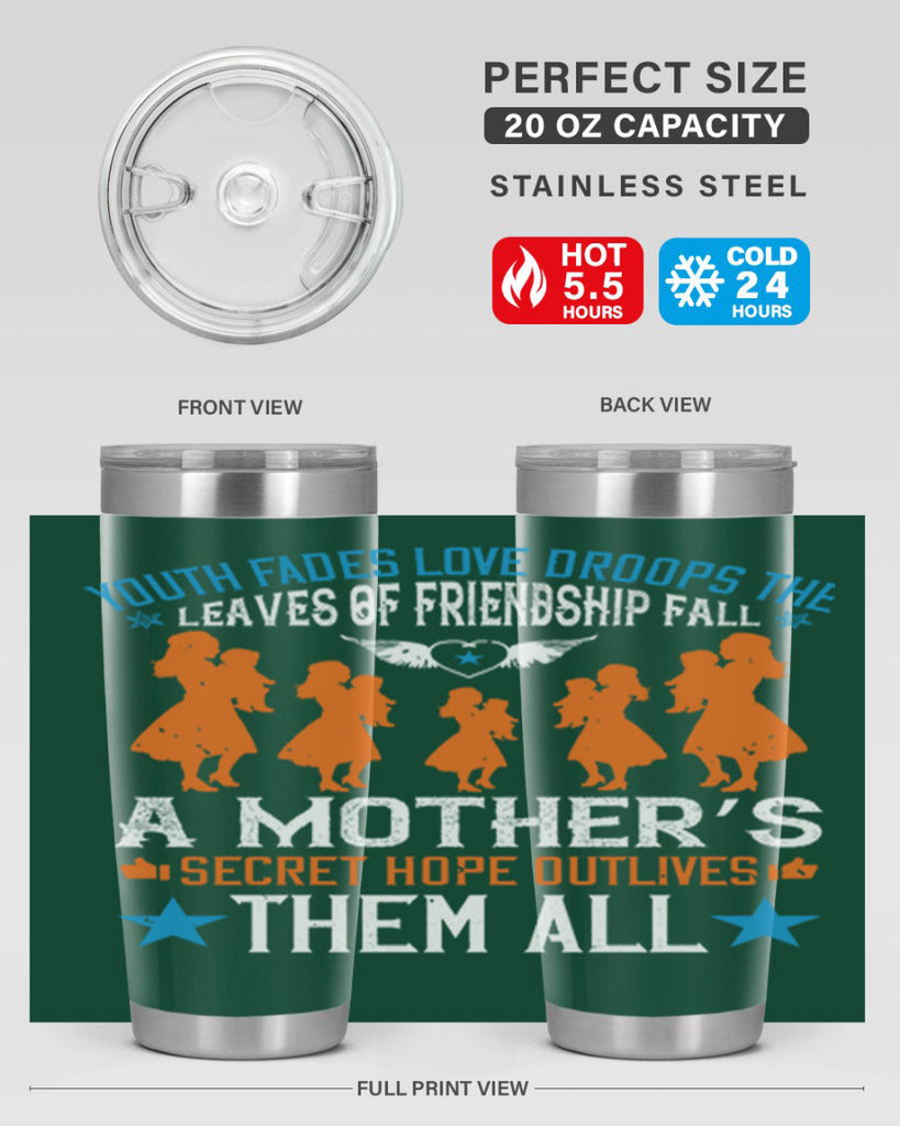 youth fades love droops 9#- mothers day- Tumbler