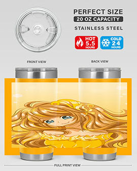 A beautiful and happy princess with gold dress game 131#- anime- Tumbler