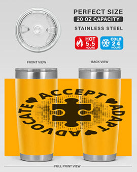 Accept Style 41#- autism- Tumbler