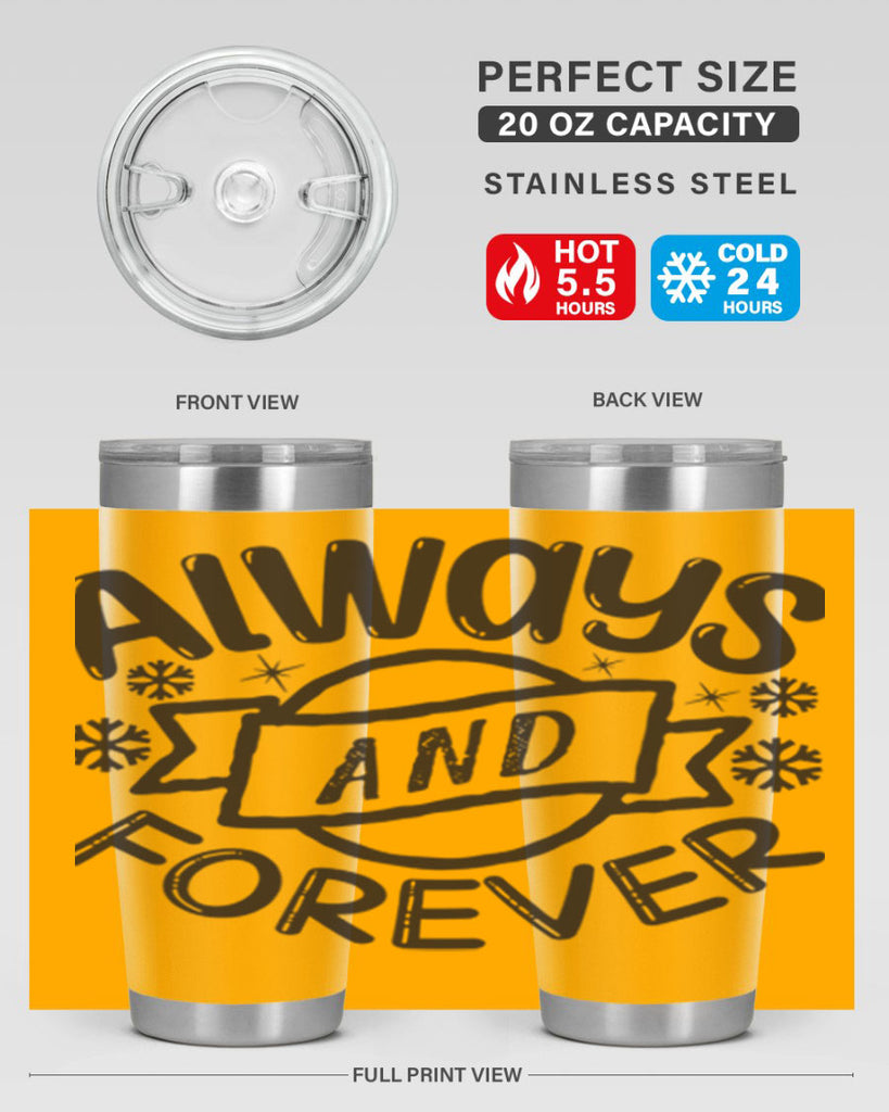 Always and forever 16#- winter- Tumbler