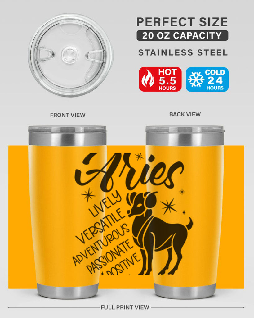 Aries 100#- zodiac- Tumbler