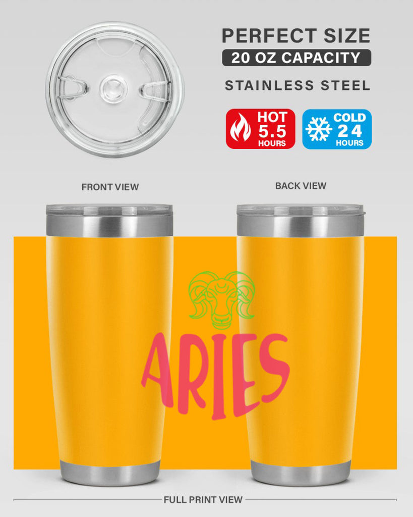 Aries 101#- zodiac- Tumbler