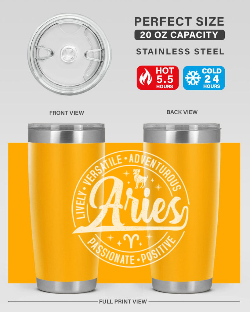 Aries 103#- zodiac- Tumbler