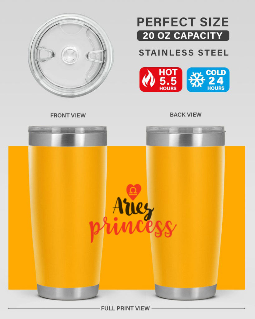 Aries princess 98#- zodiac- Tumbler