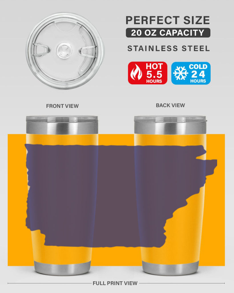 Arkansas 47#- stateflags- Tumbler