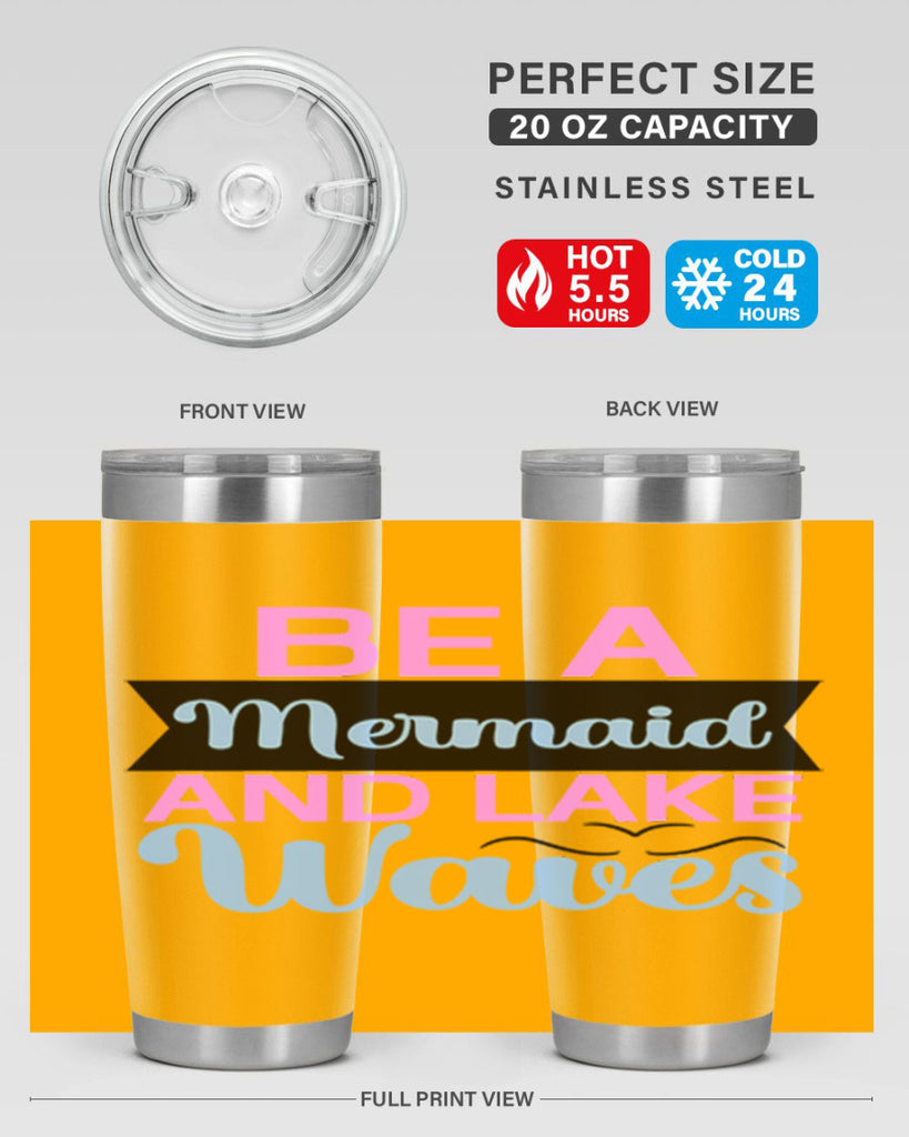 Be A Mermaid And Lake Waves 42#- mermaid- Tumbler