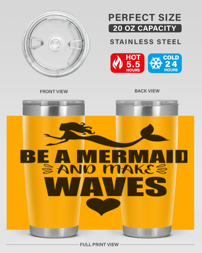 Be a Mermaid and make 53#- mermaid- Tumbler