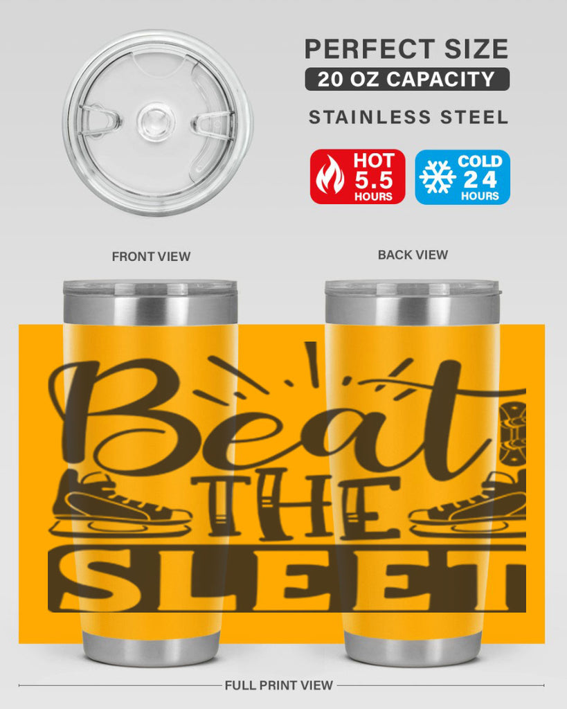 Beat the sleet 24#- winter- Tumbler