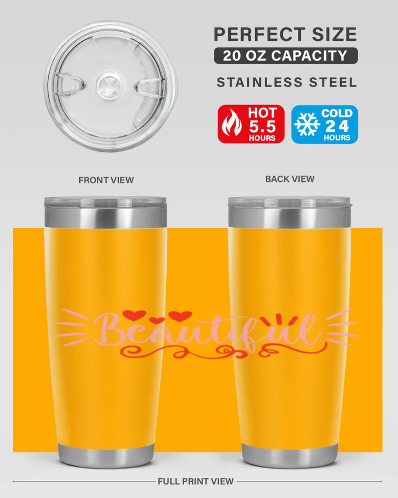 Beautiful Style 163#- make up- Tumbler
