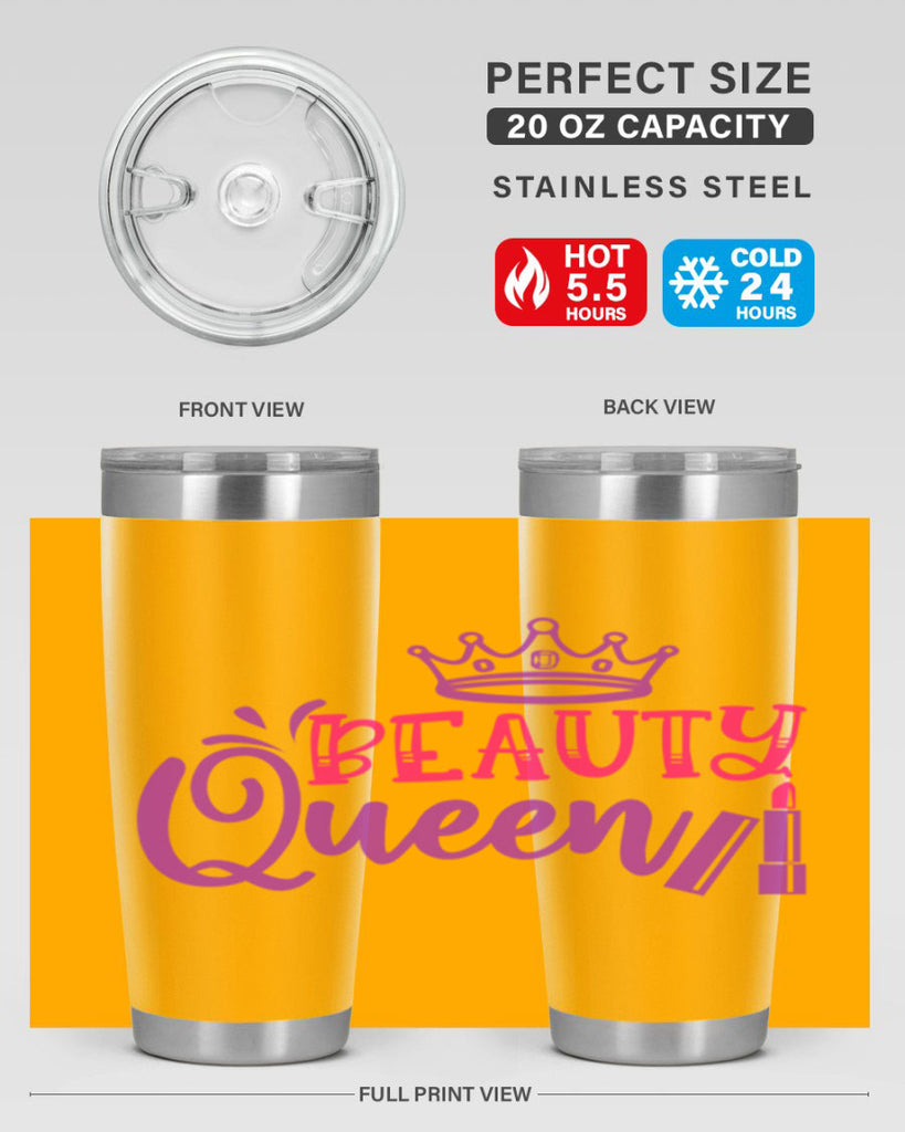 Beauty Queen Style 250#- make up- Tumbler