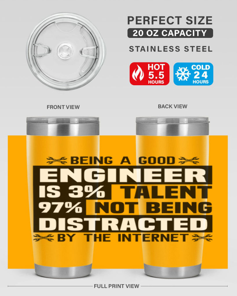 Being a good Style 20#- engineer- tumbler