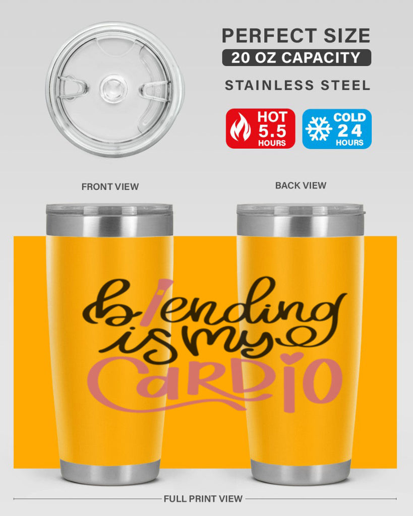 Blending is my Cardio Style 130#- make up- Tumbler