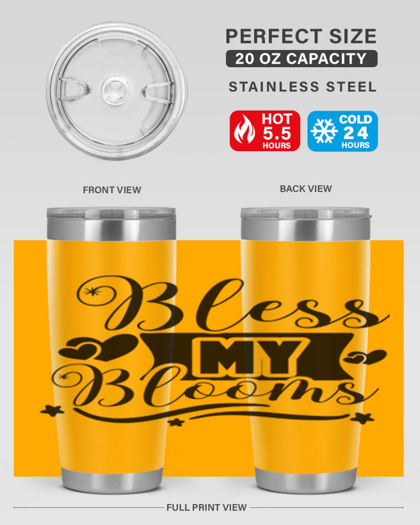 Bless My Blooms 40#- spring- Tumbler