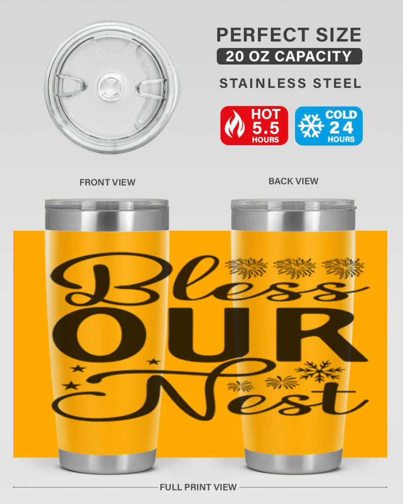 Bless Our Nest 51#- spring- Tumbler
