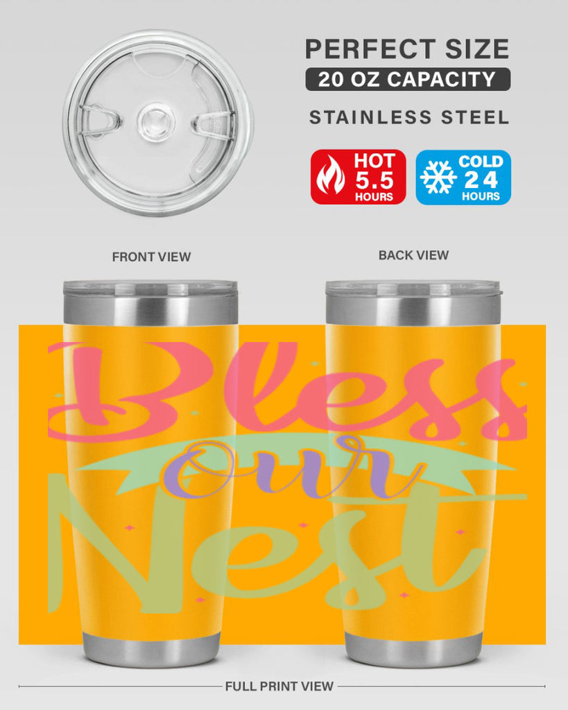 Bless our nest 49#- spring- Tumbler