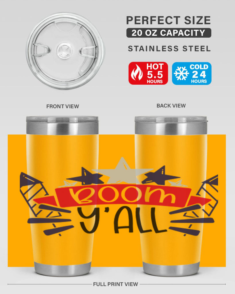 Boom Yall Style 146#- Fourt Of July- Tumbler