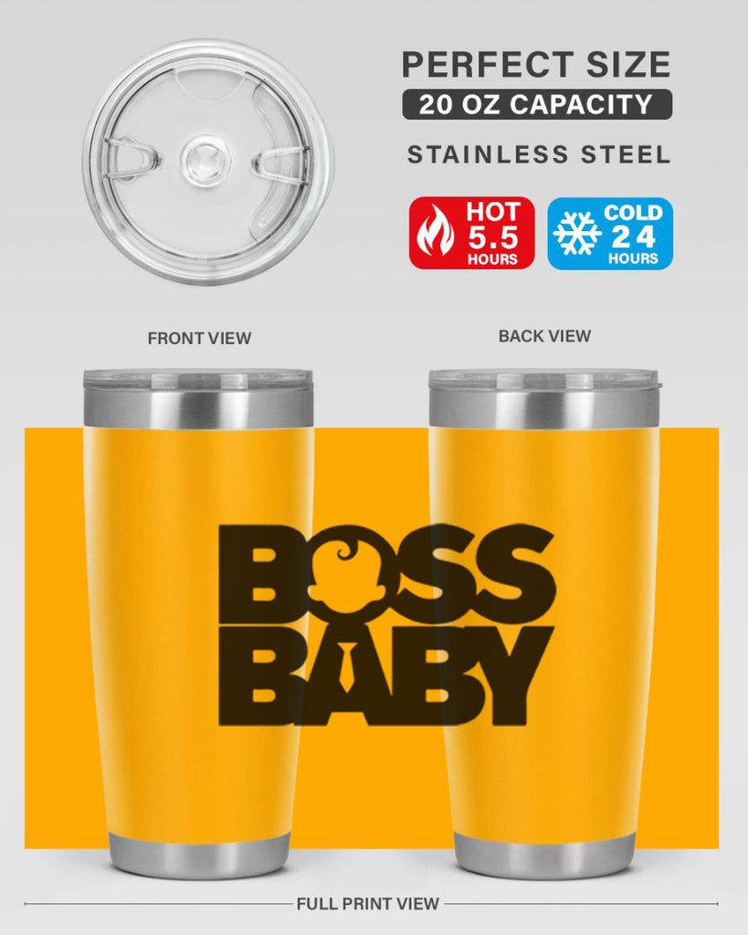 Boss Baby On Board 1#- black words phrases- Cotton Tank