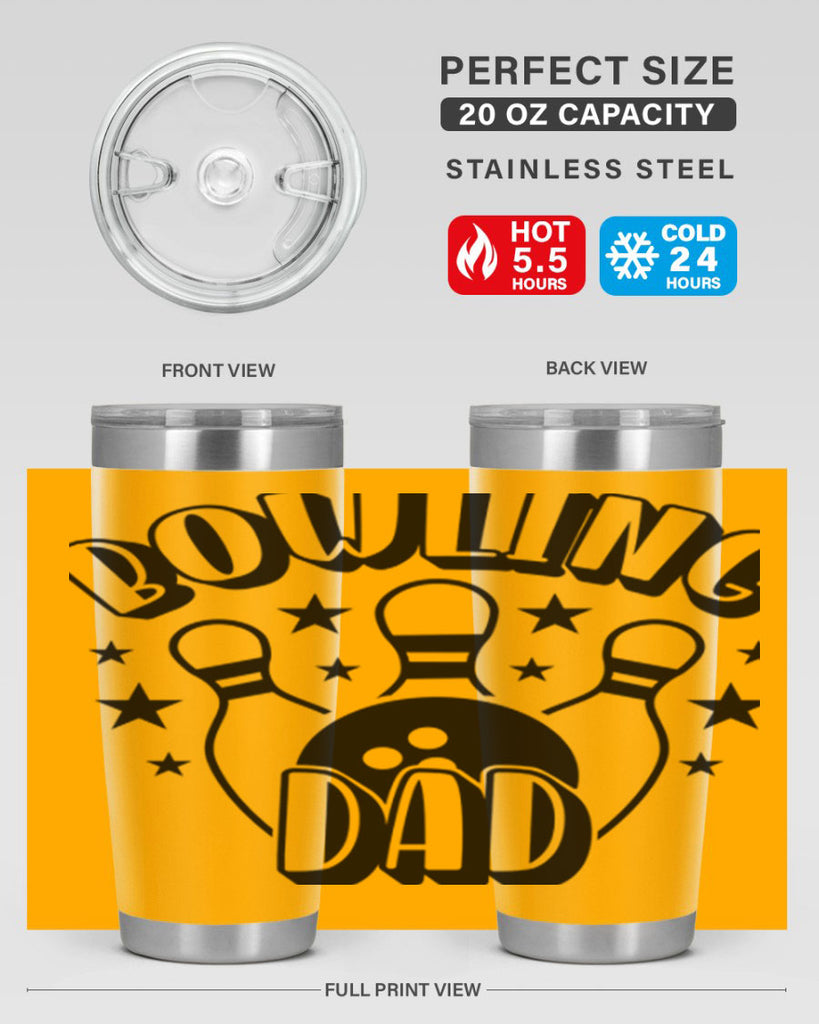 Bowling dad 1406#- bowlig- Tumbler