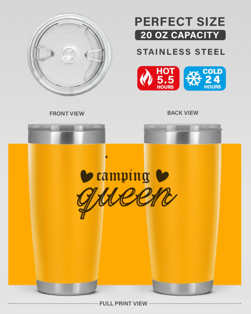 Camping queen 143#- zodiac- Tumbler