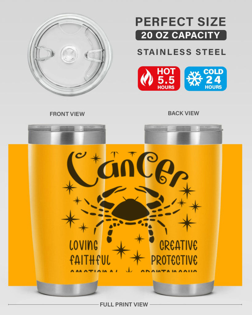 Cancer 144#- zodiac- Tumbler