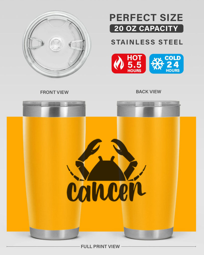 Cancer 156#- zodiac- Tumbler
