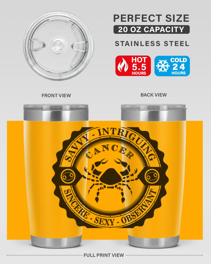 Cancer 15#- zodiac- Tumbler
