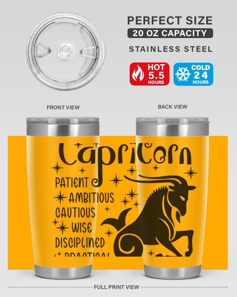 Capricorn 182#- zodiac- Tumbler