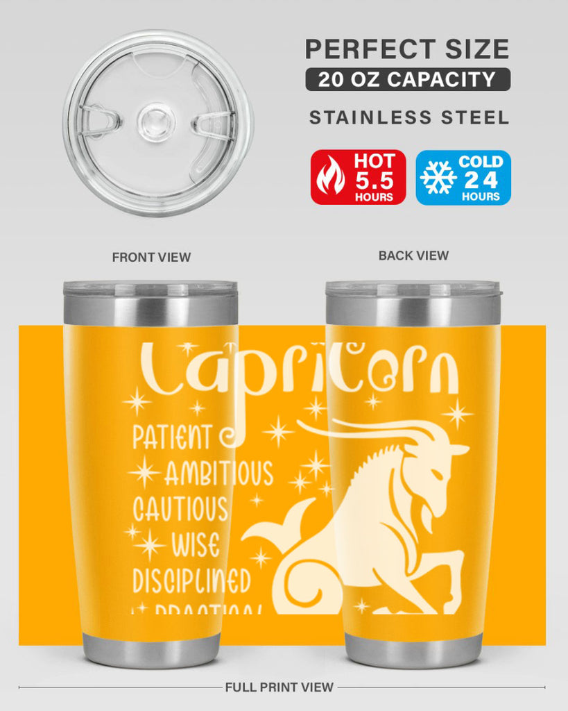 Capricorn 186#- zodiac- Tumbler