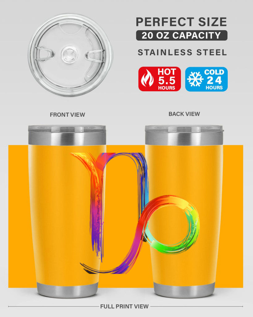 Capricorn 187#- zodiac- Tumbler