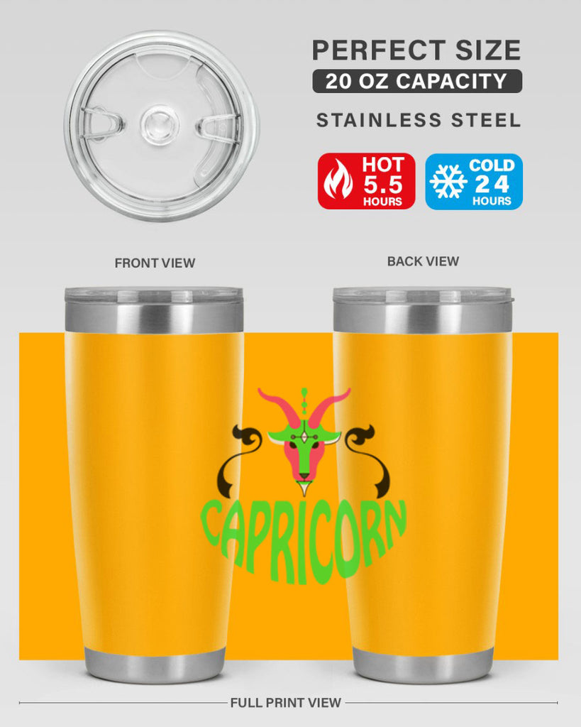 Capricorn 189#- zodiac- Tumbler