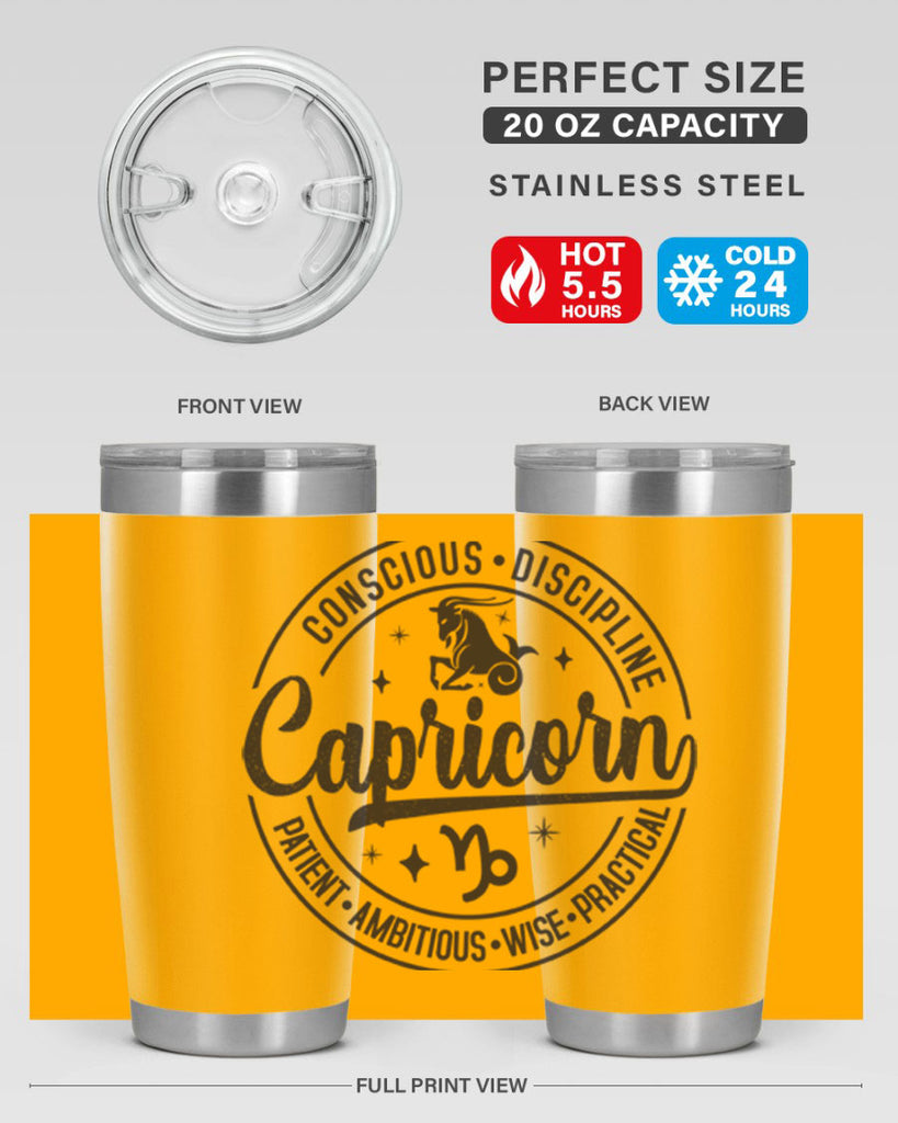 Capricorn 190#- zodiac- Tumbler