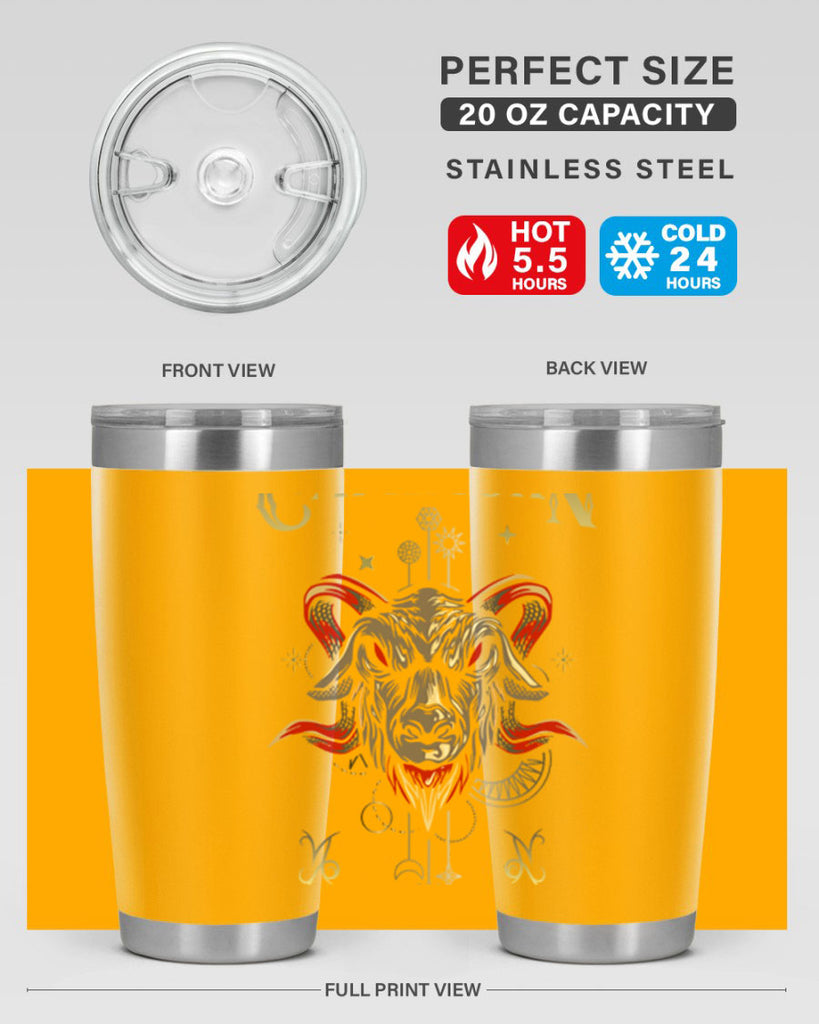 Capricorn 198#- zodiac- Tumbler