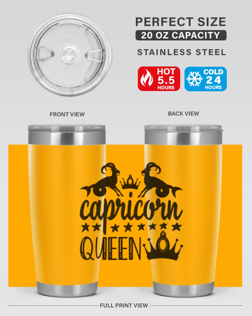Capricorn queen 195#- zodiac- Tumbler