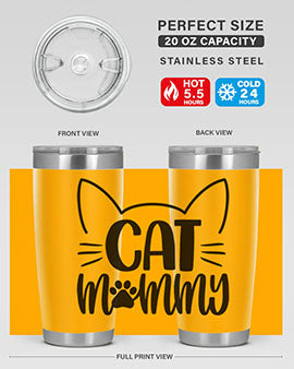 Cat Mommy Style 88#- cat- Tumbler