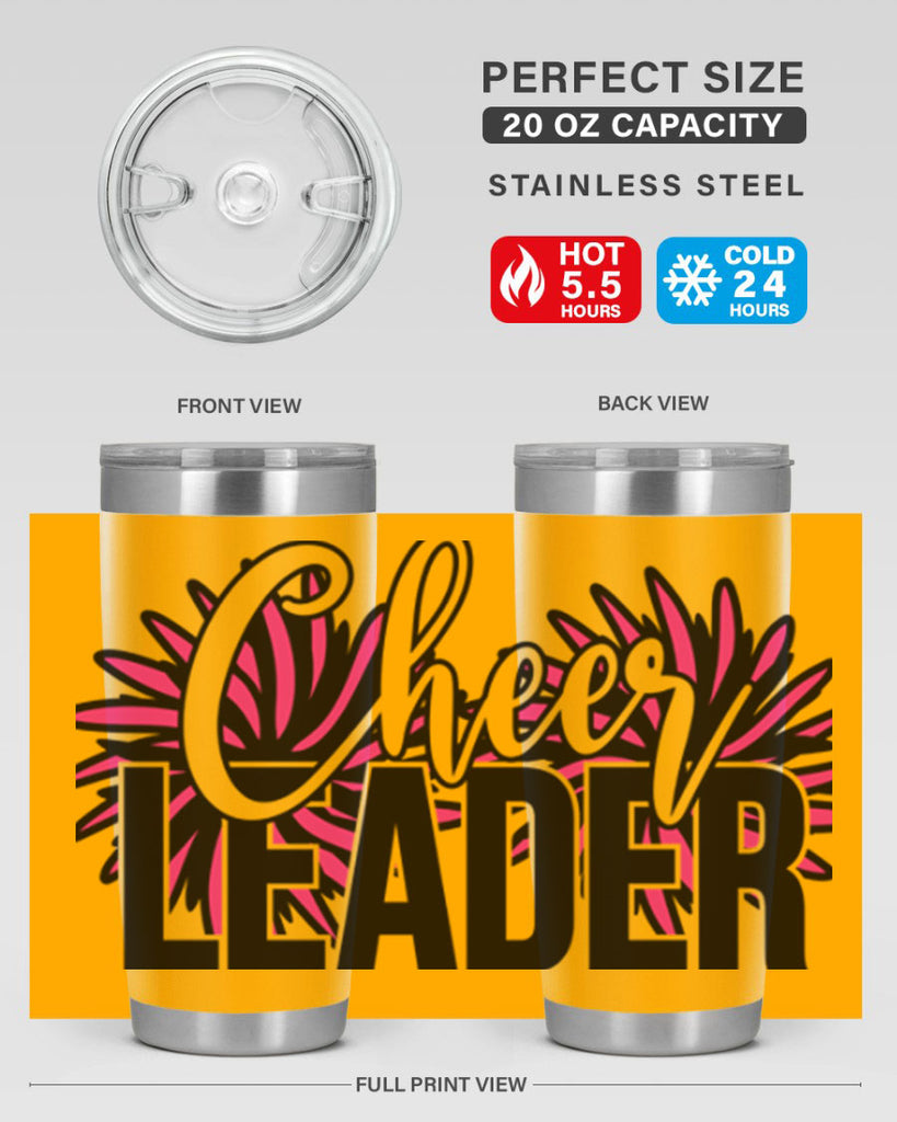 Cheer leader 1389#- cheer- Tumbler