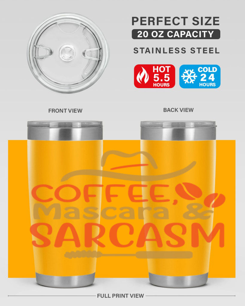 Coffee Mascara Sarcasm 21#- fashion- Cotton Tank