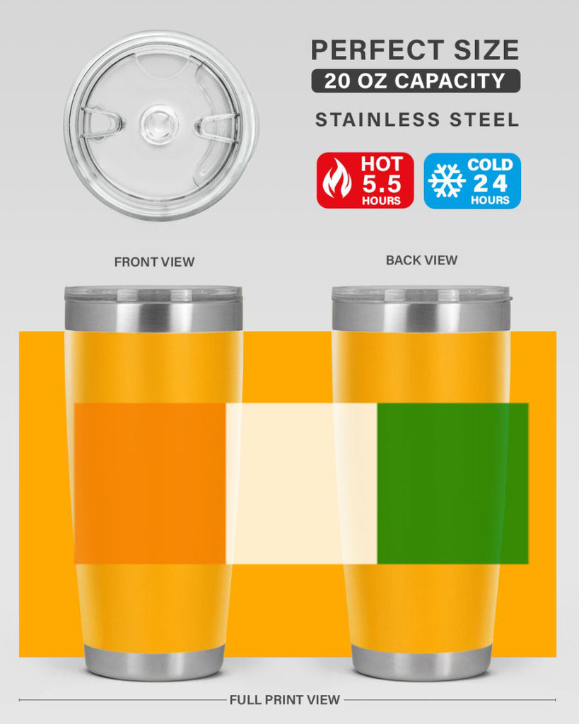 Cote dIvoire 156#- world flags- Tumbler
